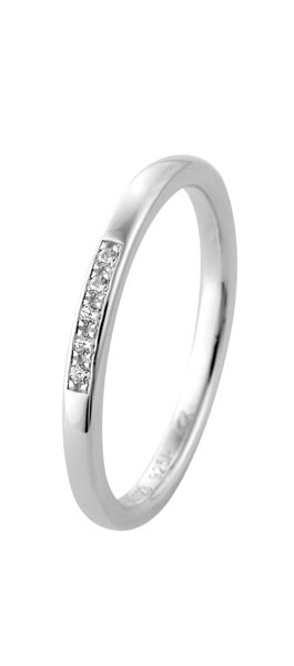 530123-Y514-001 | Memoirering 530123 600 Platin, Brillant 0,050 ct H-SI∅ Stein 1,4 mm 100% Made in Germany   646.- EUR   